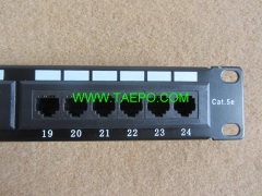 24-port CAT5E patch panel