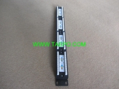 24-port CAT6 UTP patch panel with snap-in label