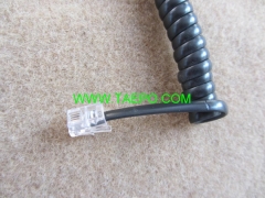 CAT3 6P4C Telephone coil cord