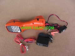 Telephone line tester with LCD
