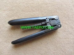 Fiber optic cable stripper bow-type cable