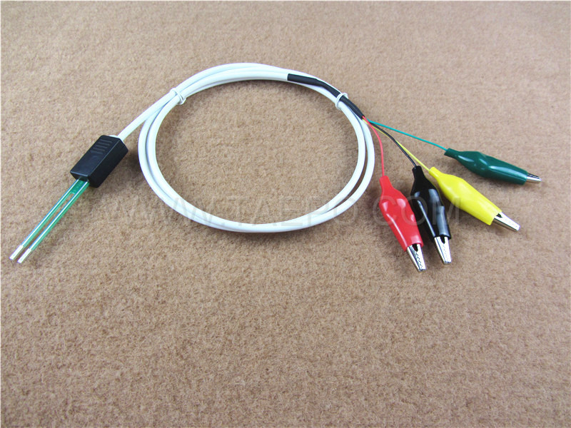 4-pole SM test cord, with test plug to alligator clip for MDF disconnection block 71