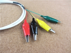 With test plug to alligator clip 4 pole test cord for Simen MDF terminal block 71