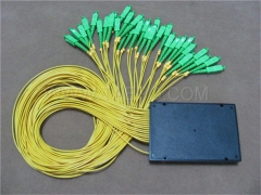 Plastic case 1x32 SC APC PLC Fiber optic splitter