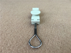 FTTH fiber drop cable clamp and holder for the clamping of the cables