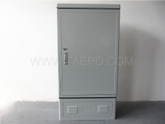Outdoor 1200 pairs SMC cross connection cabinet with base