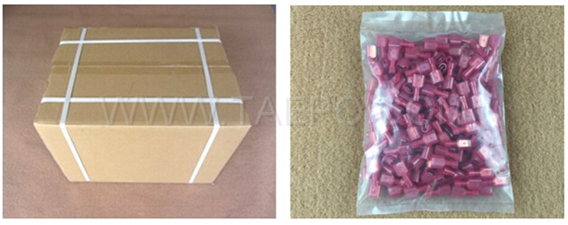 Packing Picture for 1 wire red 951T nylon terminal