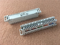 Krone telephone connection module 10 pair with color label