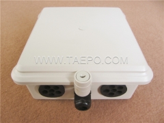 Outdoor waterproof 50 pair telephone distribution point dp box with krone back mount frame and module