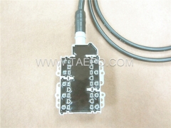 Grease filled 10 pair dropwire STUB module with cable
