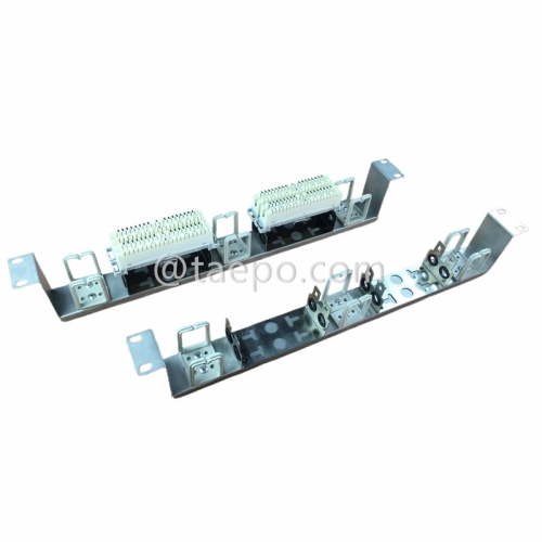 4 ways krone rack mount frame for 10 pair disconnection module