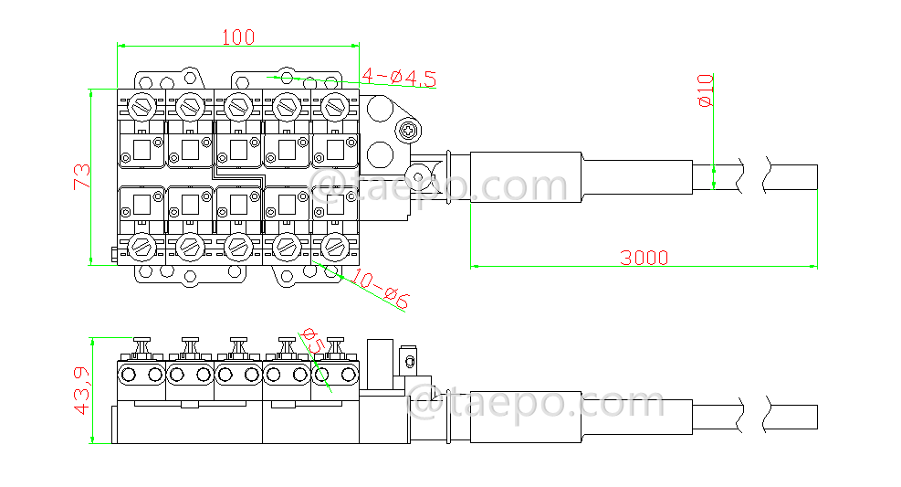 Schematic Diagrams for 10 pairs STUB module