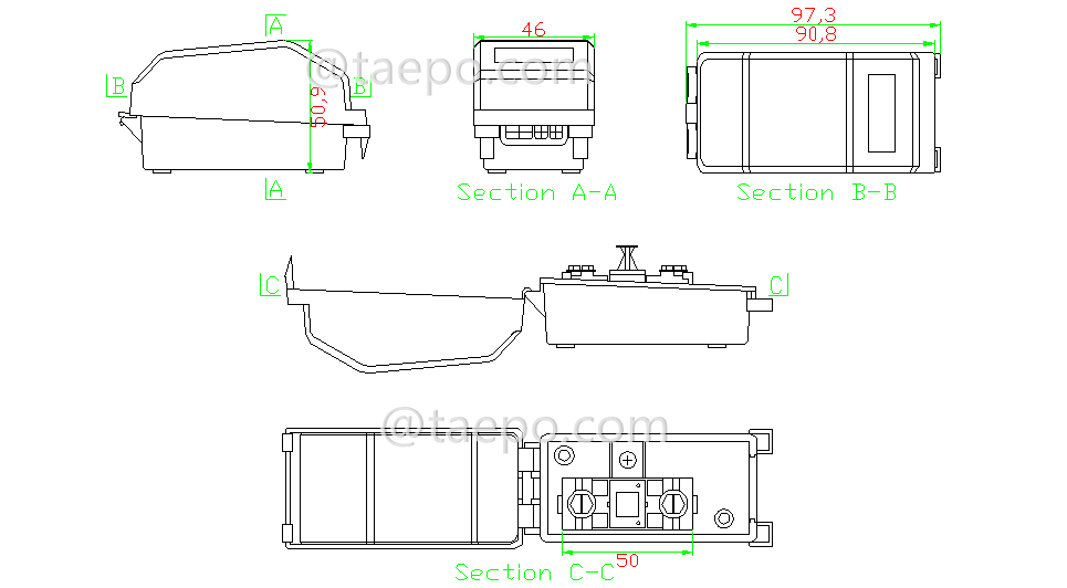 Schematic Diagrams for Outdoor 1 pair subscriber connector unit for STB module