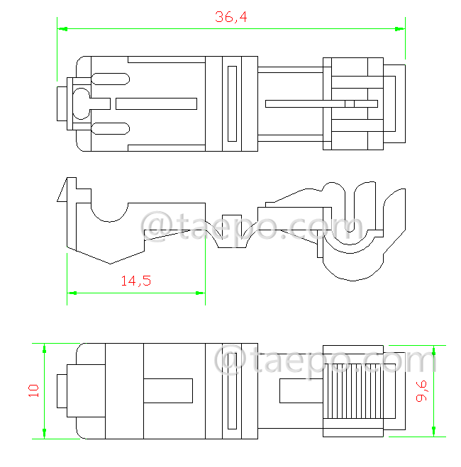 Schematic Diagrams for  3m scotchlok 951 connector