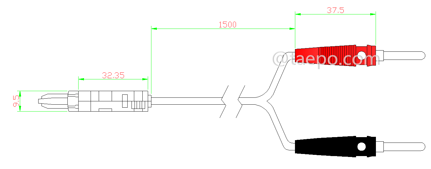 Schematic Diagrams for 2 pole krone test cord
