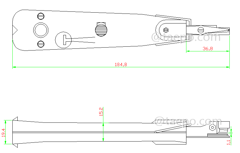 Schematic Diagrams for LSA  insertion tool with sensor