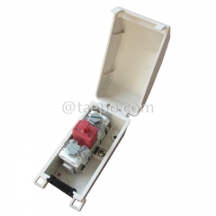 Outdoor 1 pair subscriber connector unit for STB module with over-voltage protection