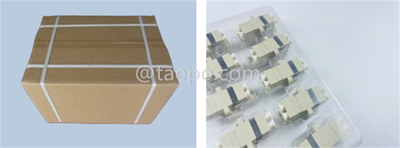 Packing Pictures for Multimode duplex LC UPC fiber optic adaptor