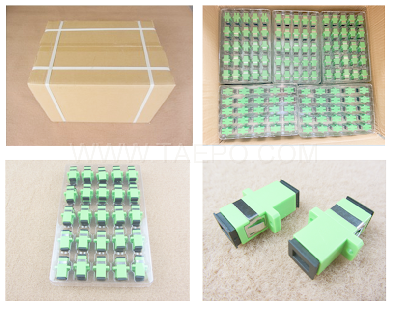 Packing Picture for Single mode simplex SC APC fiber optic adapter