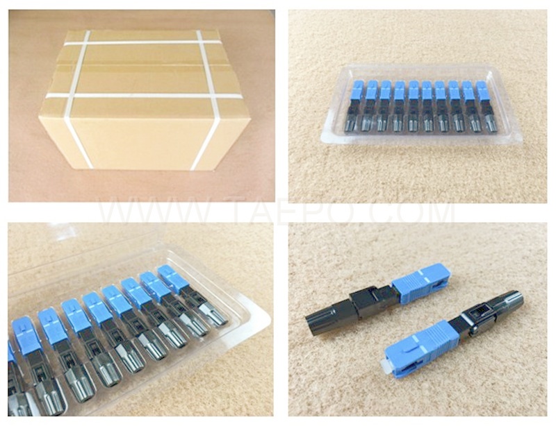 Packing Picture for SC UPC Field assembly optical connector