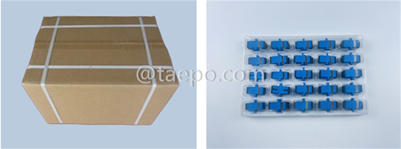 Packing Picture for Single mode simplex SC UPC fiber optic adapter
