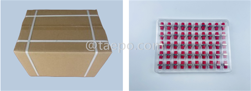 Packing Picture for Singlemode simplex square FC UPC Fiber optic adapter