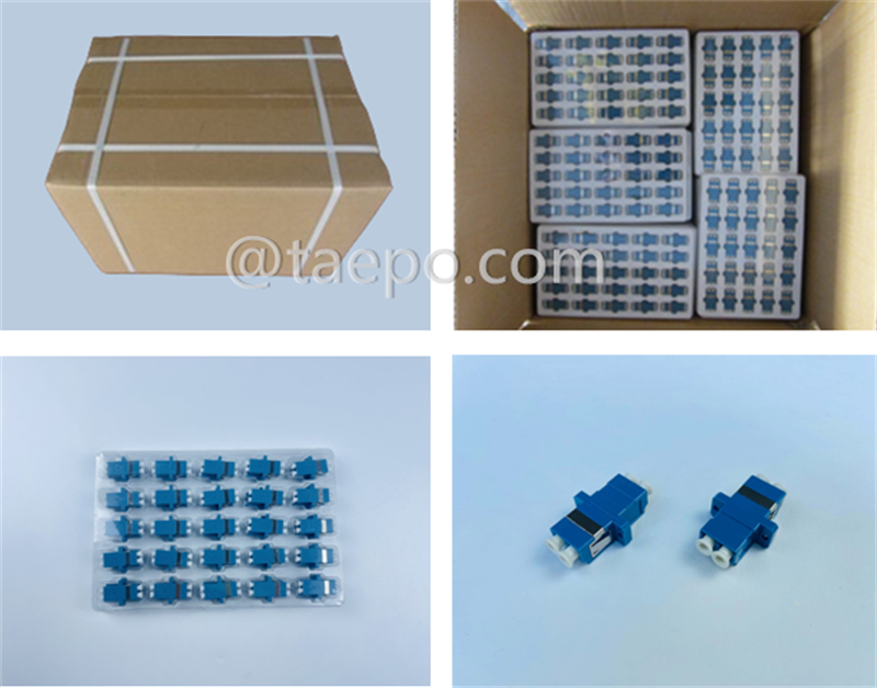 Packing Picture for Singlemode duplex UPC LC to LC Fiber optic adapter
