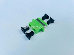 Singlemode duplex SC APC adapter fiber optic