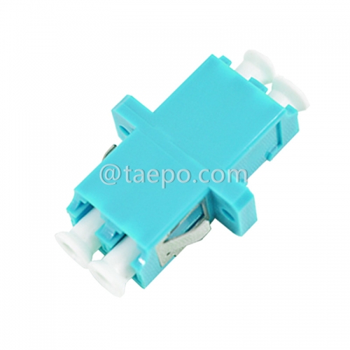 Multimode OM3 duplex LC UPC Fiber optic adapter