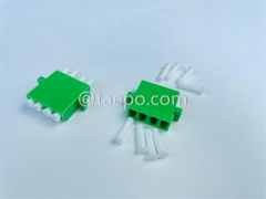 Singlemode quadri APC LC to LC Fiber optic coupler