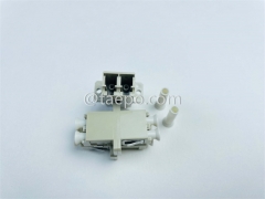 Multimode duplex LC UPC fiber optic adaptor