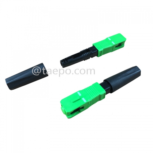 SC APC Field assembly fiber optic quick connector