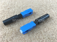 Field assembly SC UPC optical fiber field installable fast connector