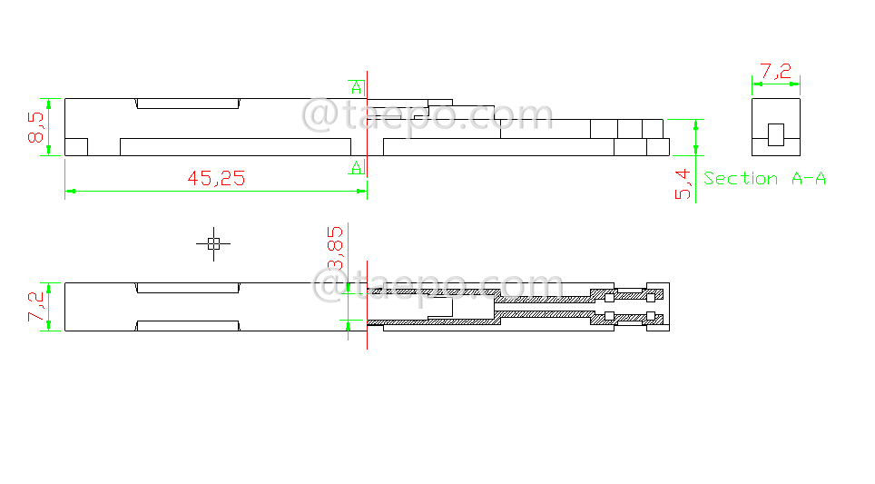 Schematic Diagrams for 3m fiber optic mechanical splice kit for bow-type cable