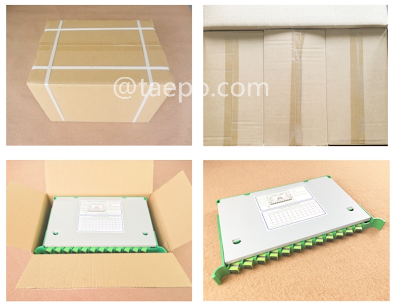 Packing Picture for 12 fibers single tray Fiber splice and patch tray
