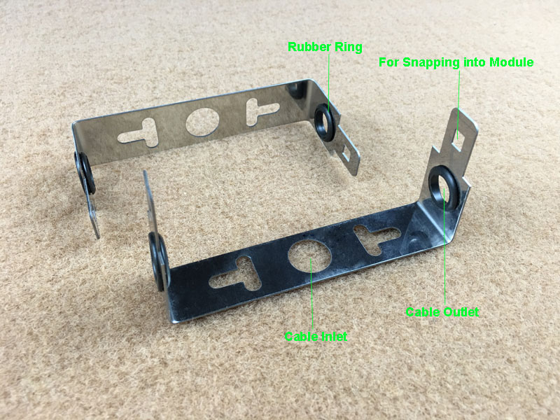 illustration for 10 pairs LSA back mount frame, 1 way