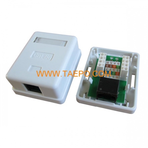 1-port CAT5E UTP surface box