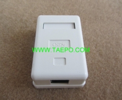 1-port CAT5E UTP surface box