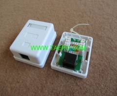 1-port CAT5E UTP surface box