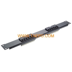 12-port CAT5E RJ45 patch panel