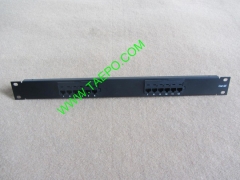 12-port CAT5E RJ45 patch panel