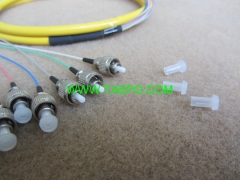 12 fibers FC/UPC Fiber optic fanout pigtail