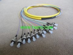 12 fibers FC/UPC Fiber optic fanout pigtail