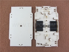 Fiber optic splice tray