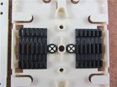 Fiber optic splice tray