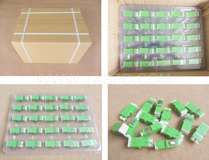 Packing picture for reduced flange shielded LC/APC Fiber optic adapter 