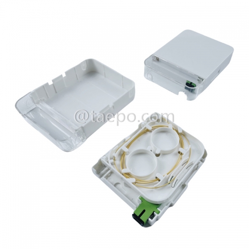 Plastic housing indoor 1 fiber SC Fiber optic termination box