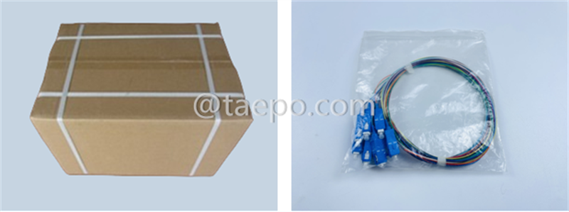 Packing Pictue for  12 fibers SC/UPC Fiber optic fanout pigtail