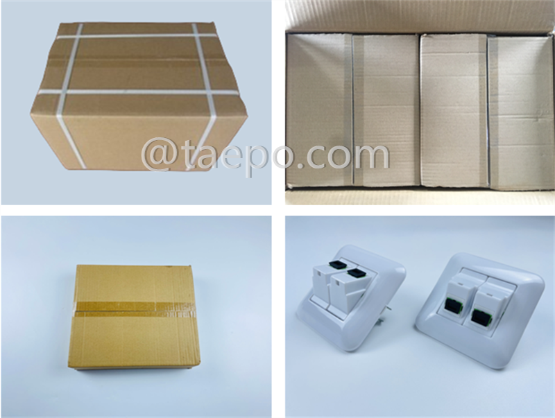 Packing Picture for Fiber optic wall outlet with SC APC duplex adapters