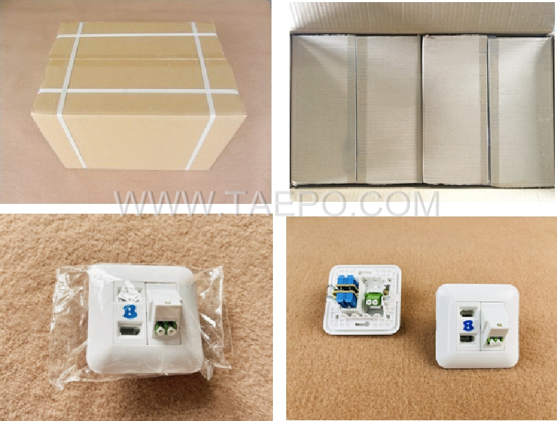 Packing Picture for Fiber optic wall outlet